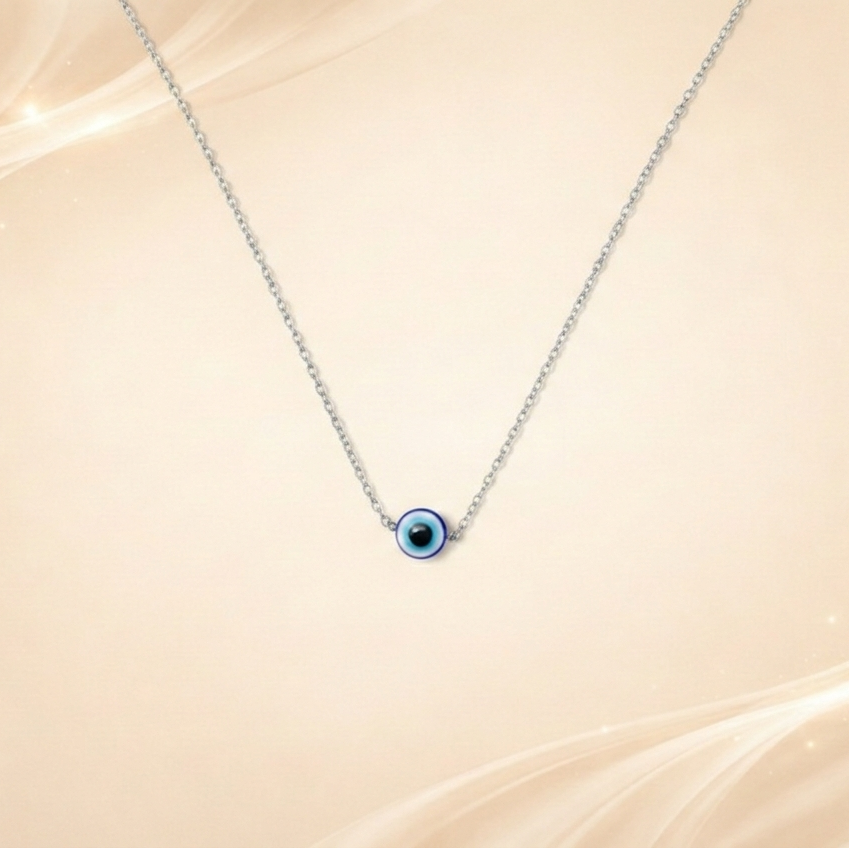 Evil Eye Silver Chain