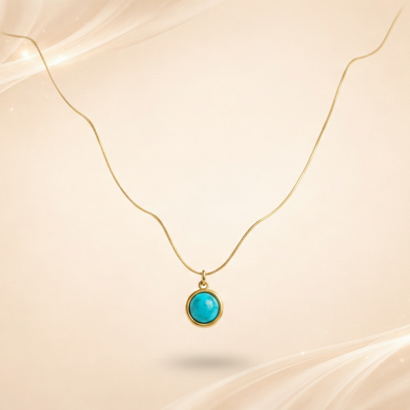 Anti-Tarnish Bule Pearl Chain