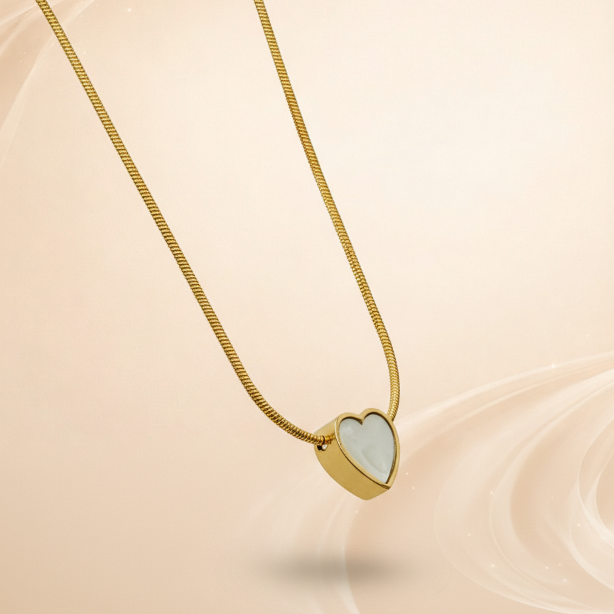 Anti-Tarnish Heart Necklace
