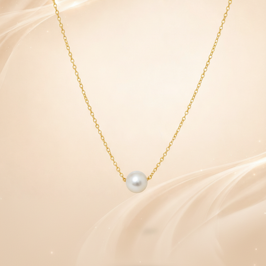 Anti-Tarnish Pearl Necklace